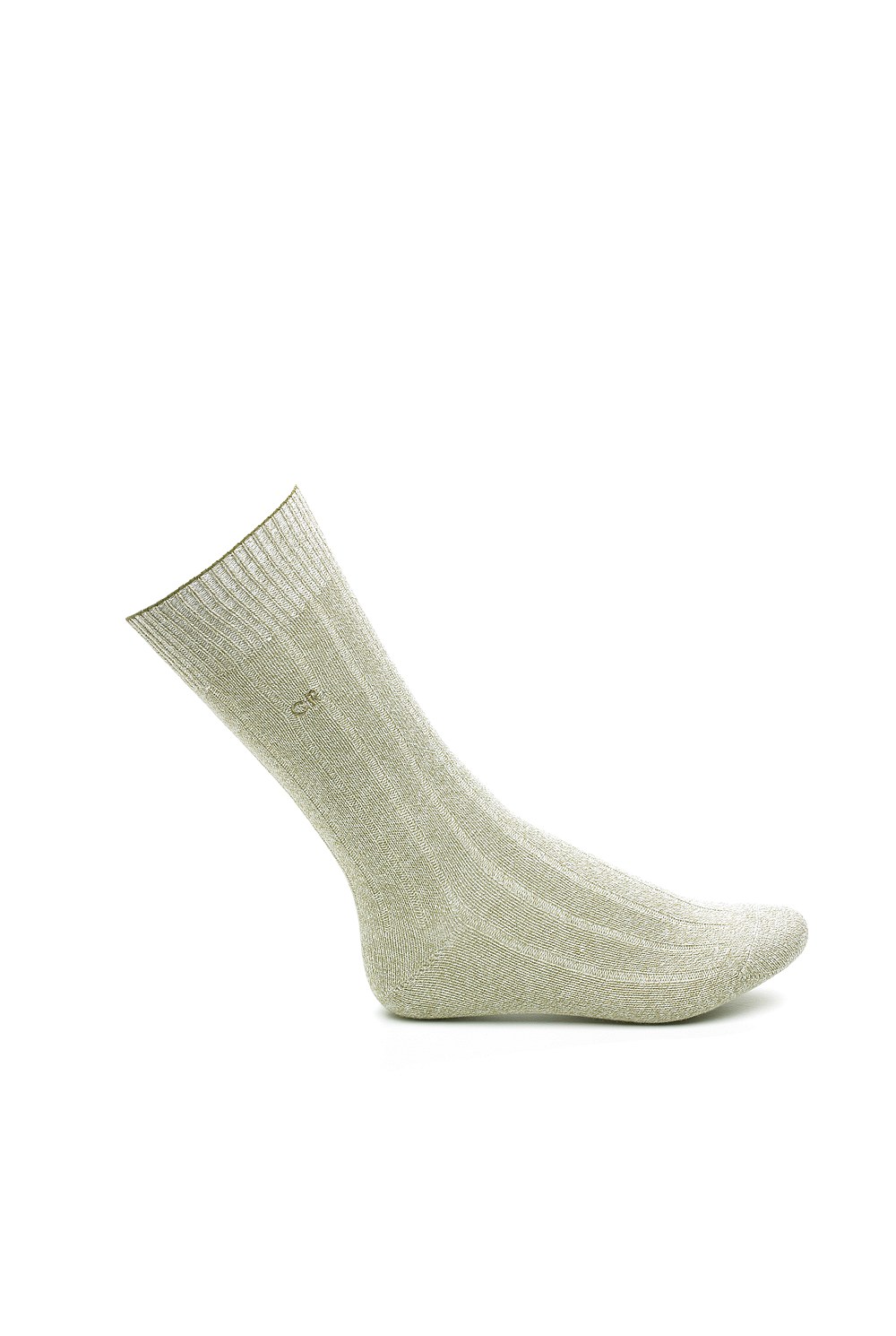 Textured Rib Crew Socks