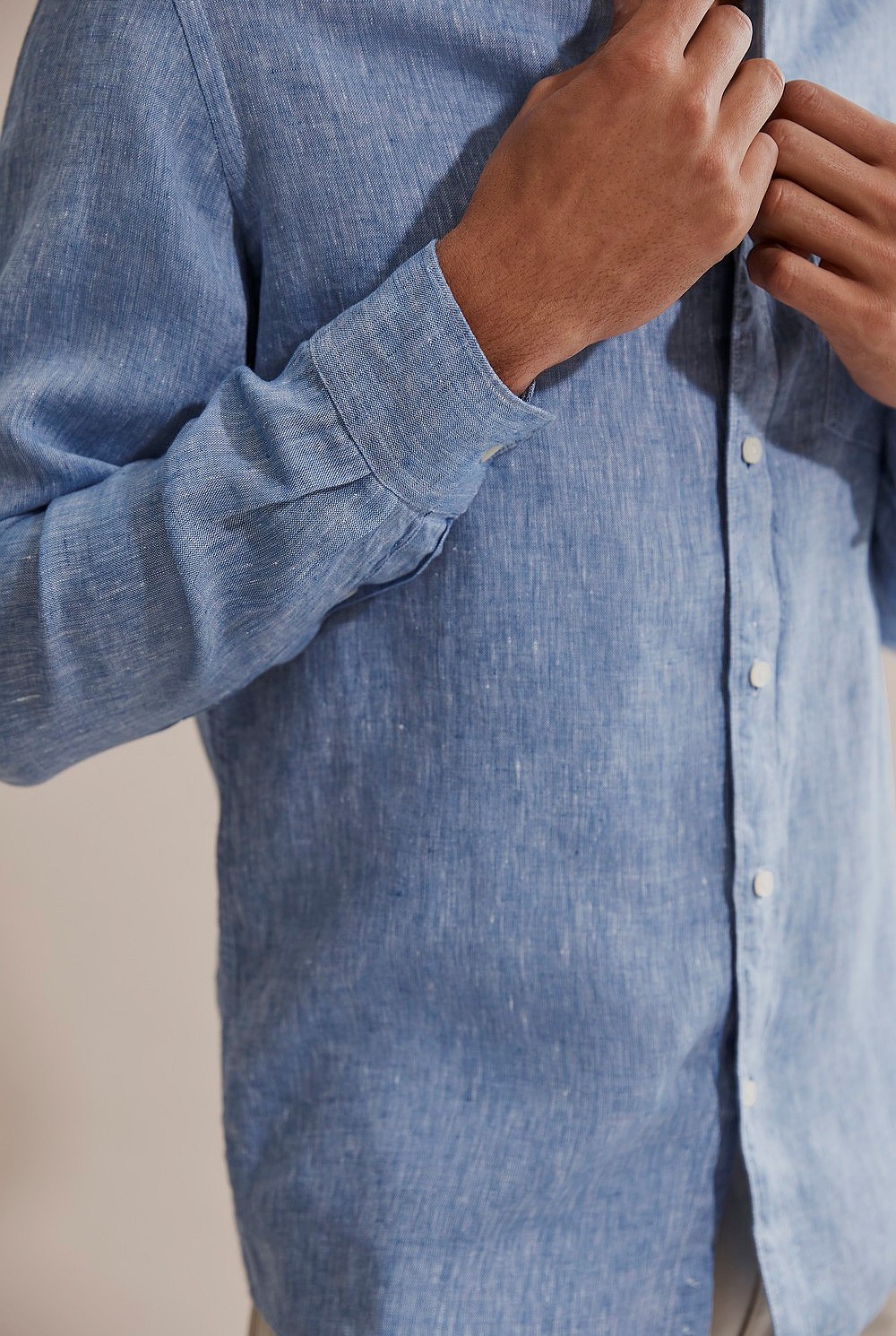 Long Sleeve Irish Linen Shirt