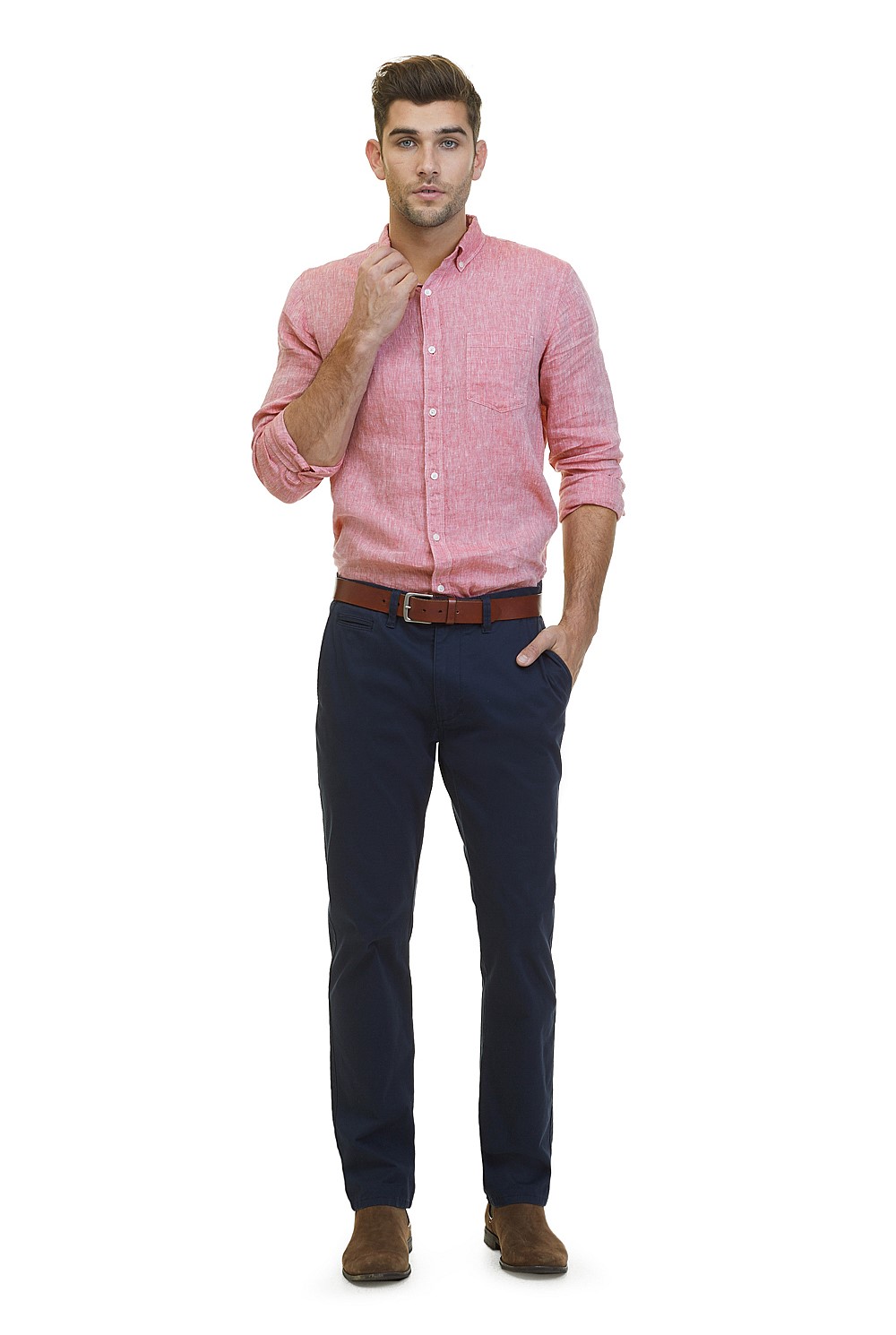 Long Sleeve Irish Linen Shirt