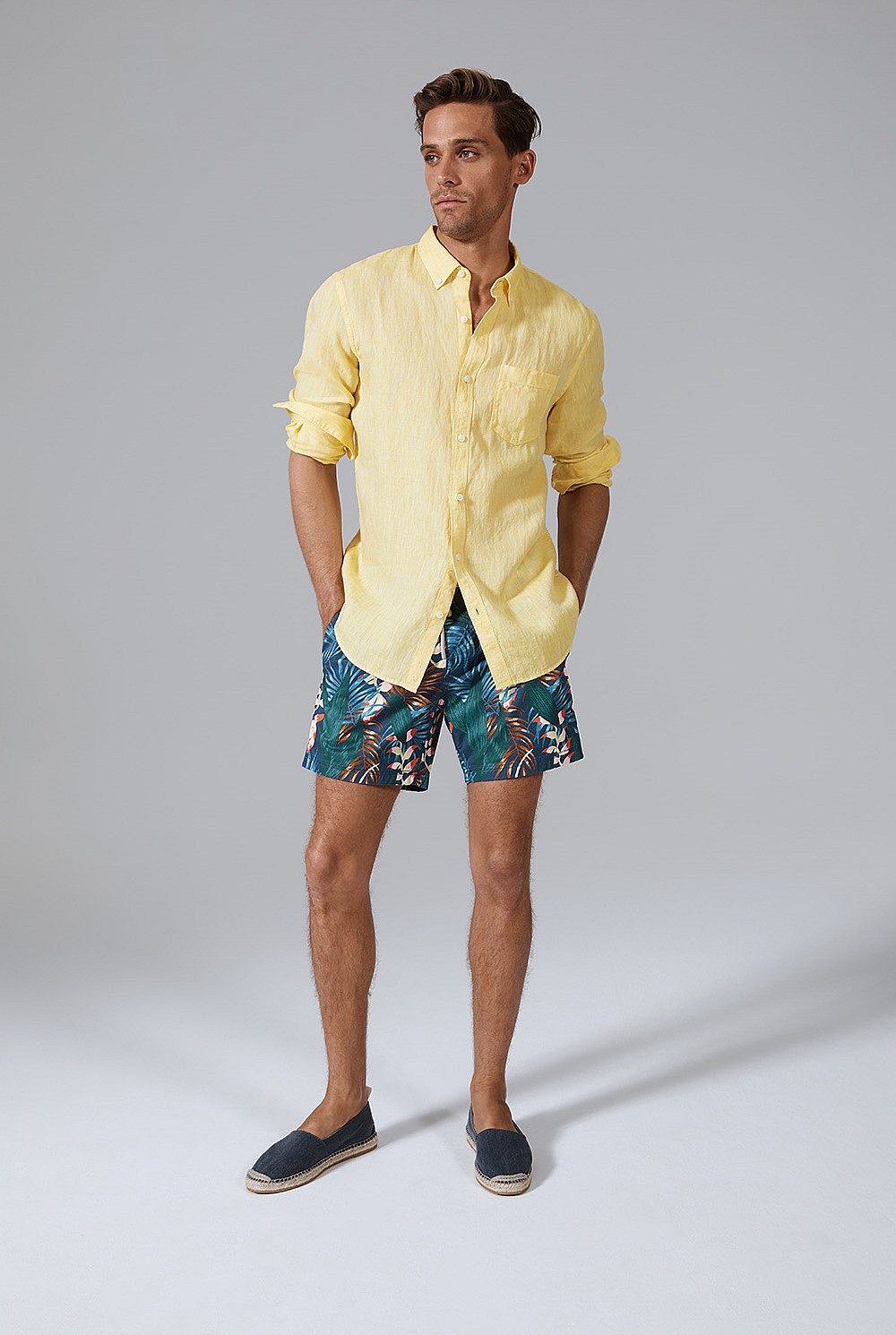 Long Sleeve Irish Linen Shirt
