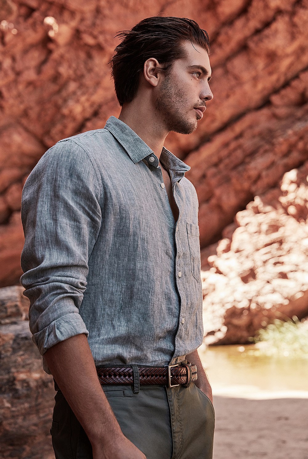 Long Sleeve Irish Linen Shirt
