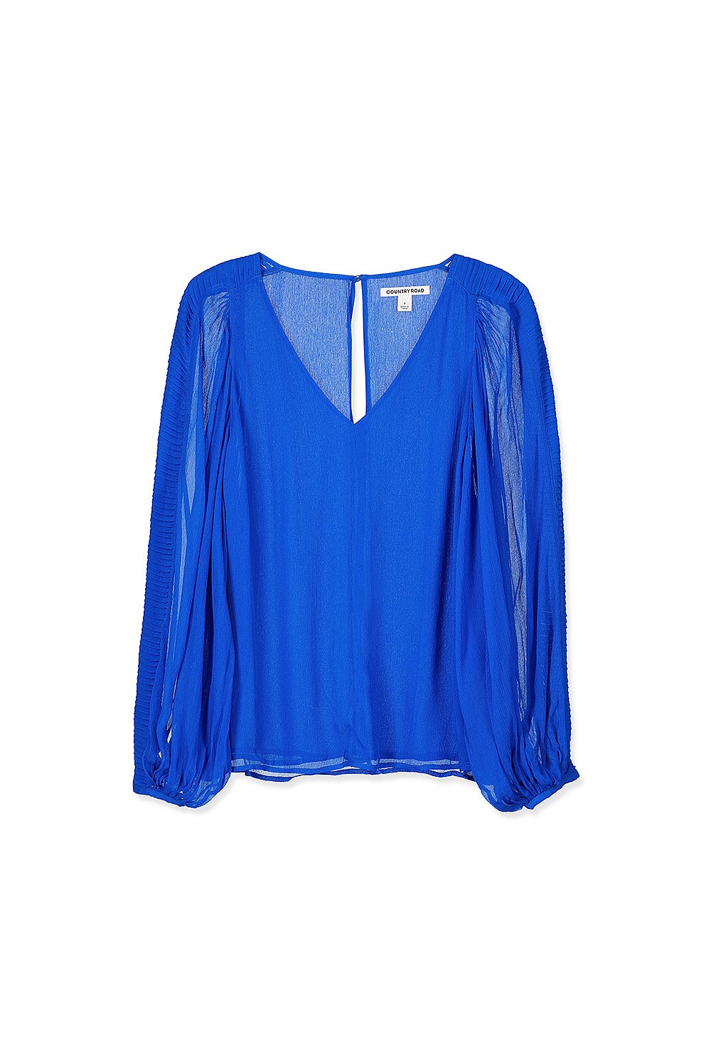 Pleat Sleeve Blouse