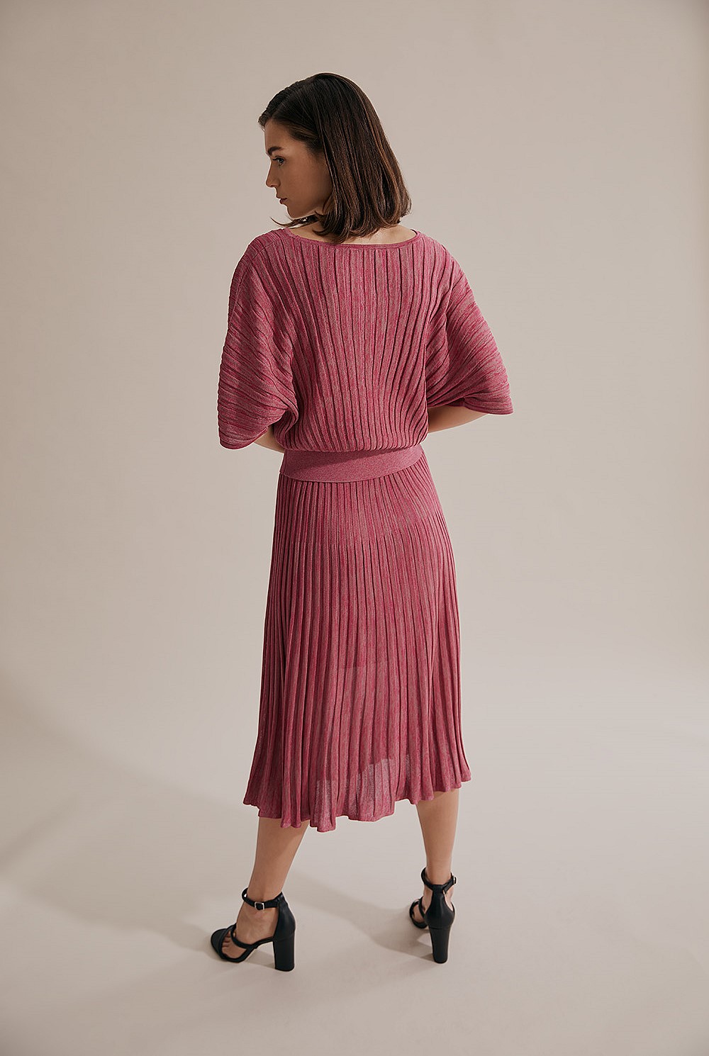 Draped Pleat Sweater