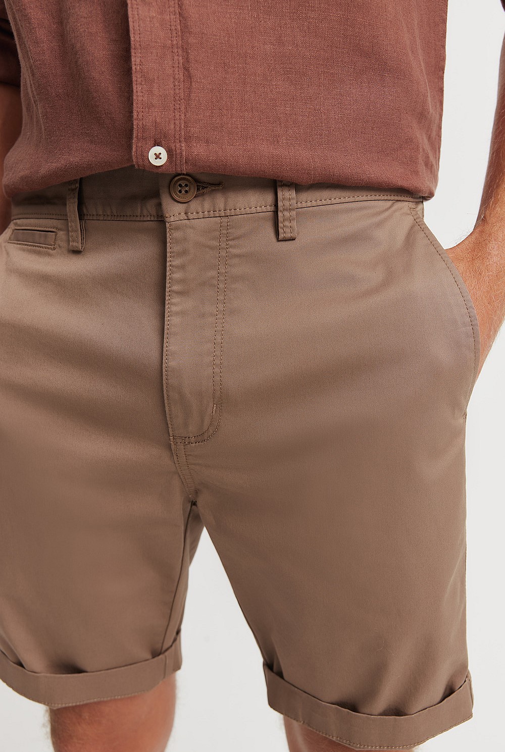 Verified Australian Cotton Stretch Chino Short