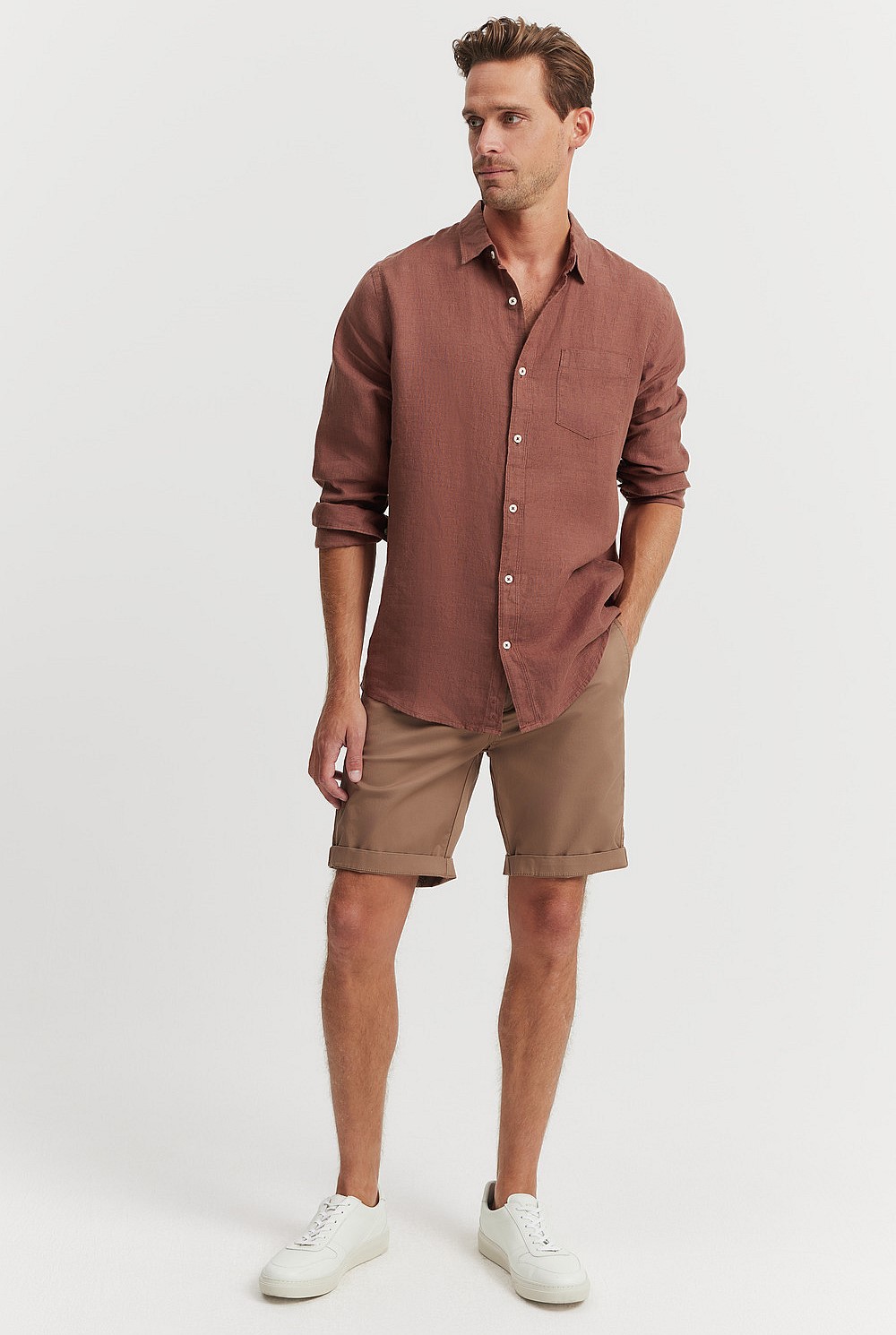 Verified Australian Cotton Stretch Chino Short