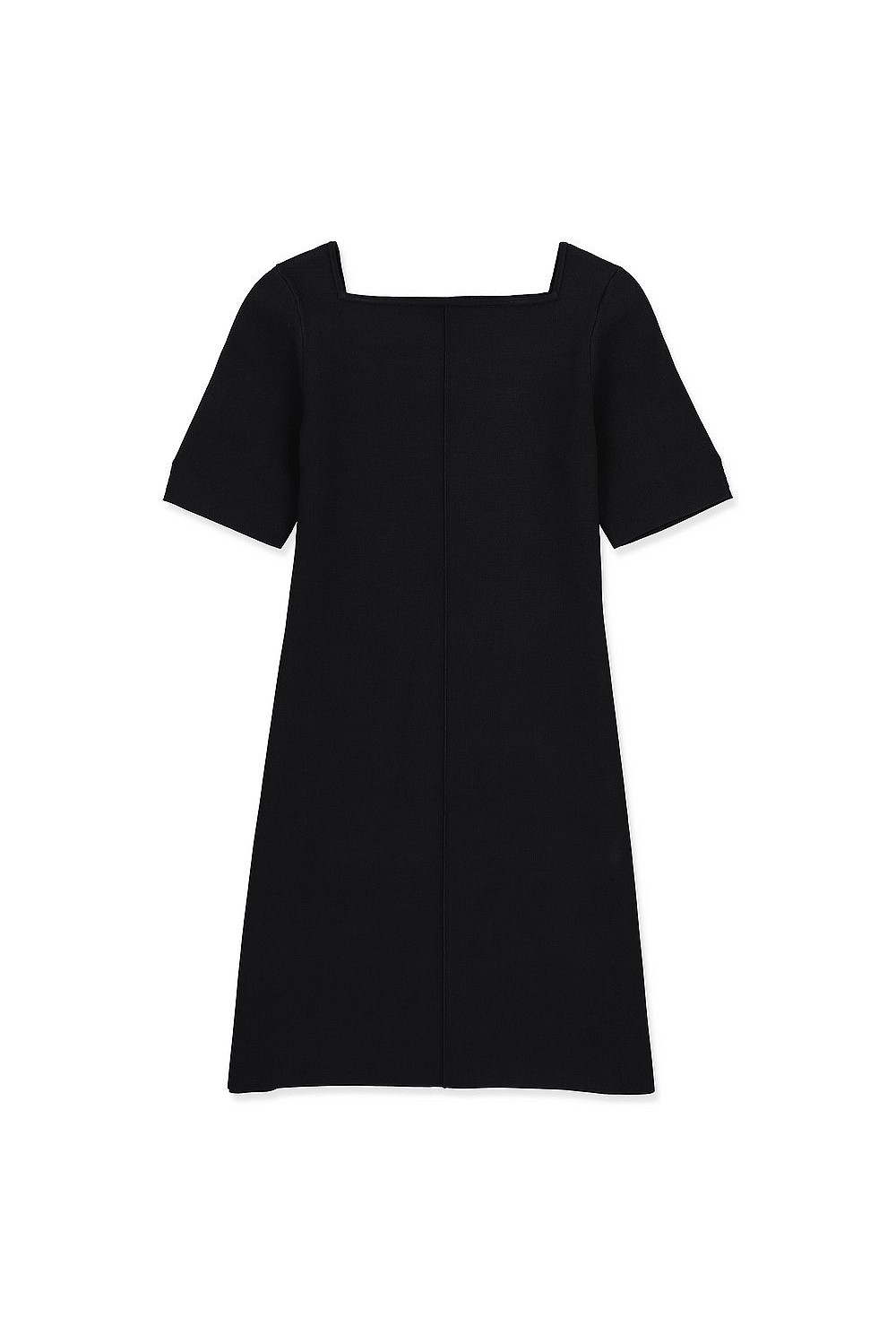 Compact Knit Short Sleeve Dress