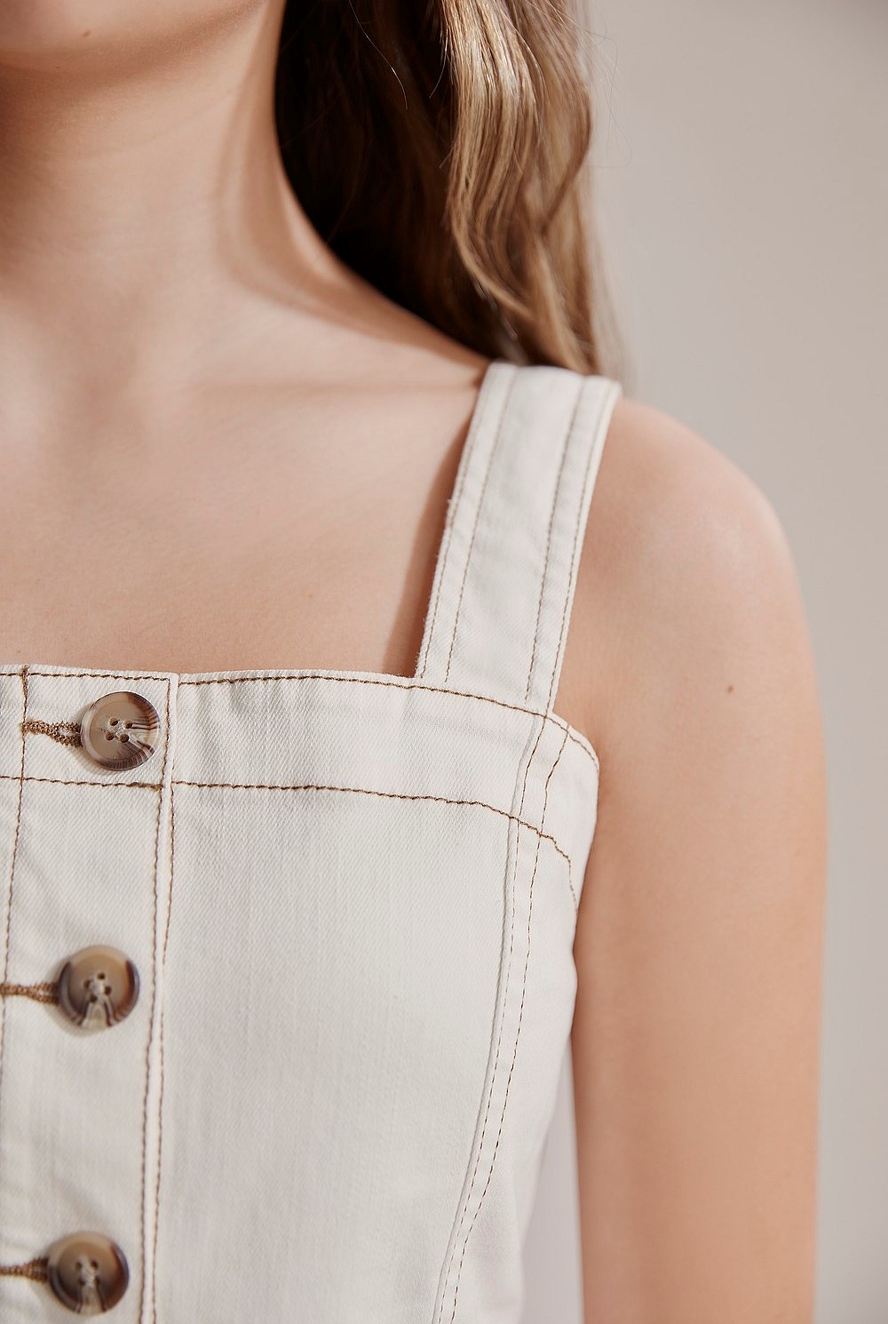 Teen Denim Pinafore