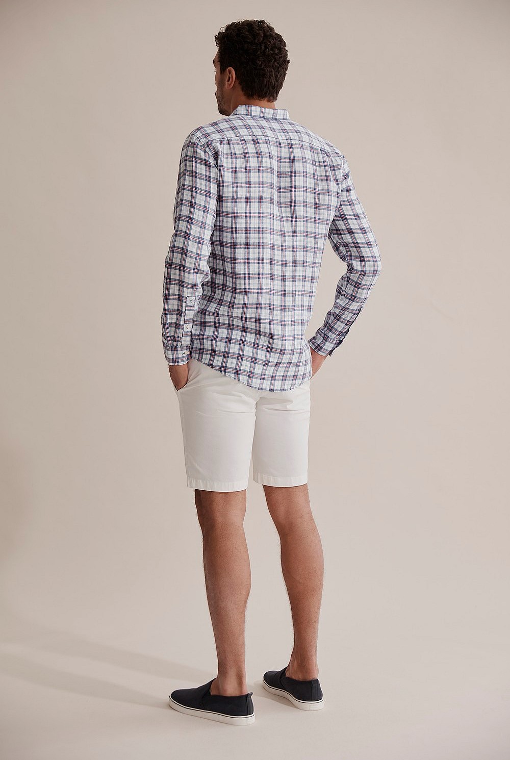 Irish Linen Check Shirt
