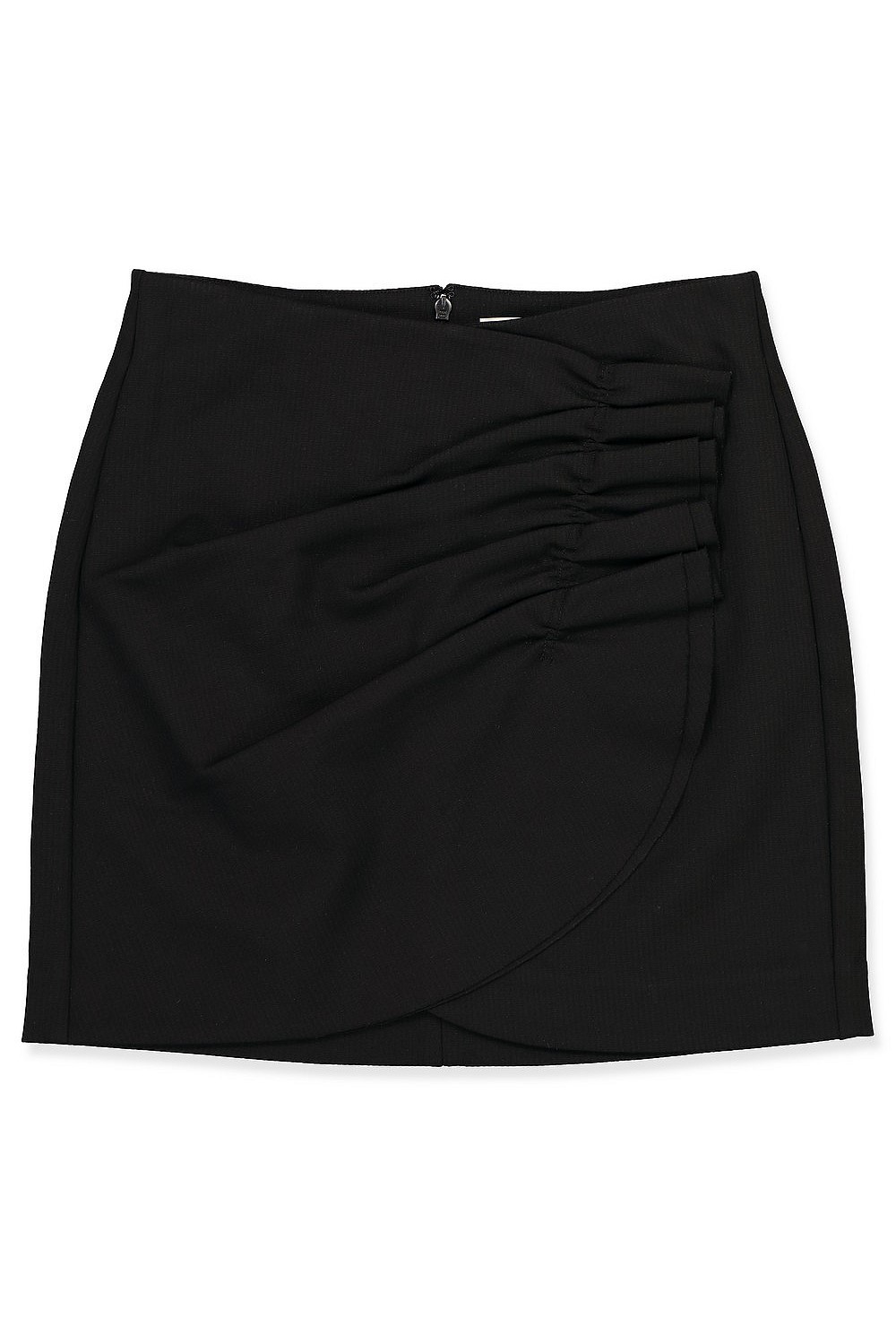 Gathered Ponte Skirt