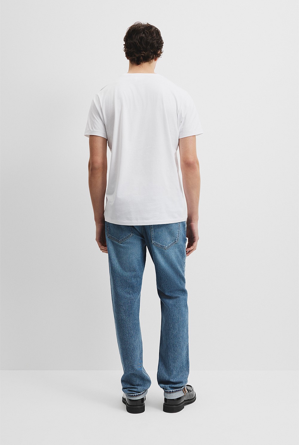 Pima Cotton V-Neck T-Shirt