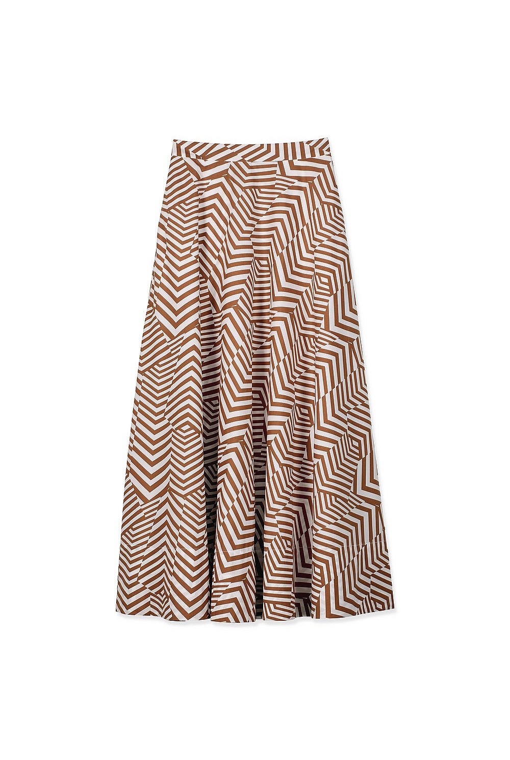 Print Maxi Skirt