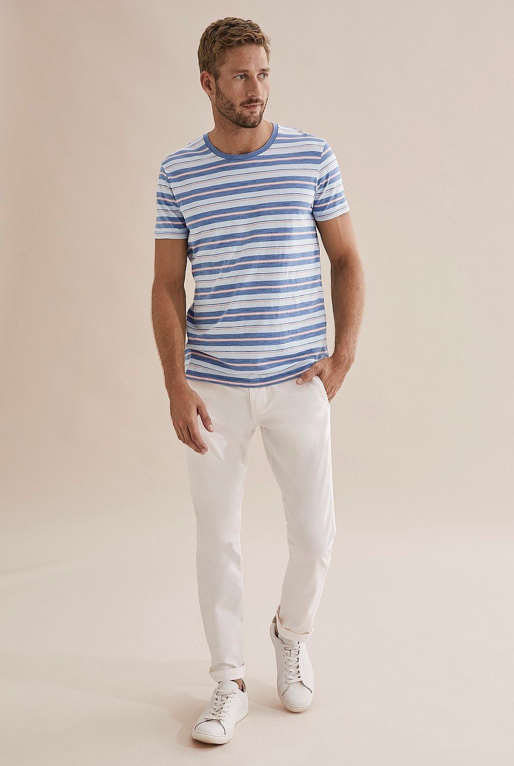 Indigo Stripe T-Shirt