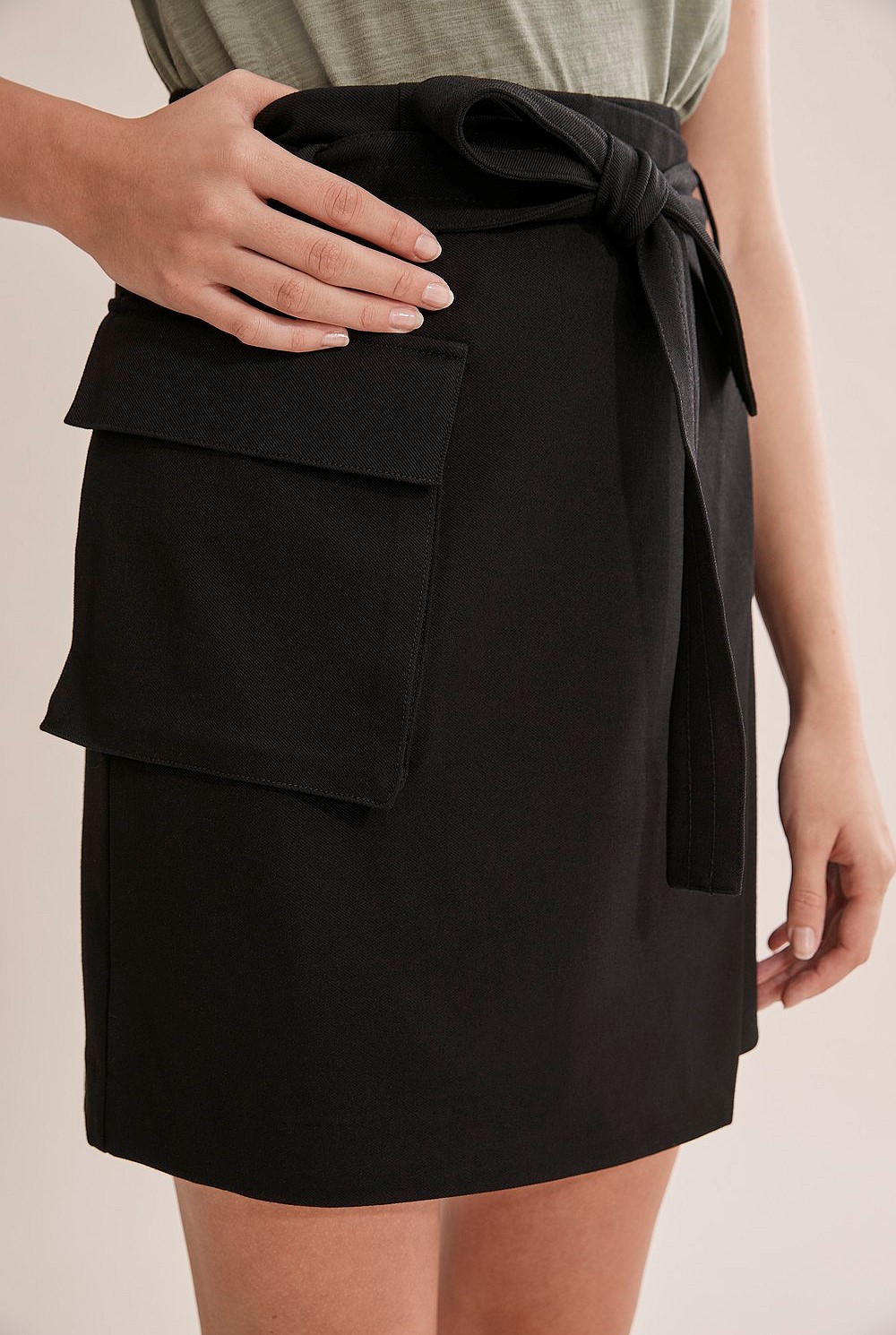 Ponte Pocket Skirt