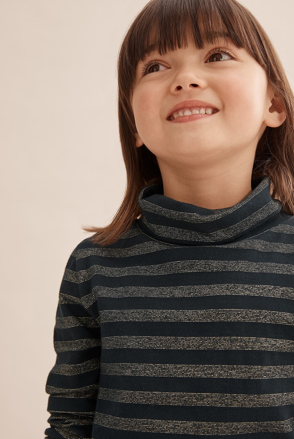 Metallic Stripe Skivvy