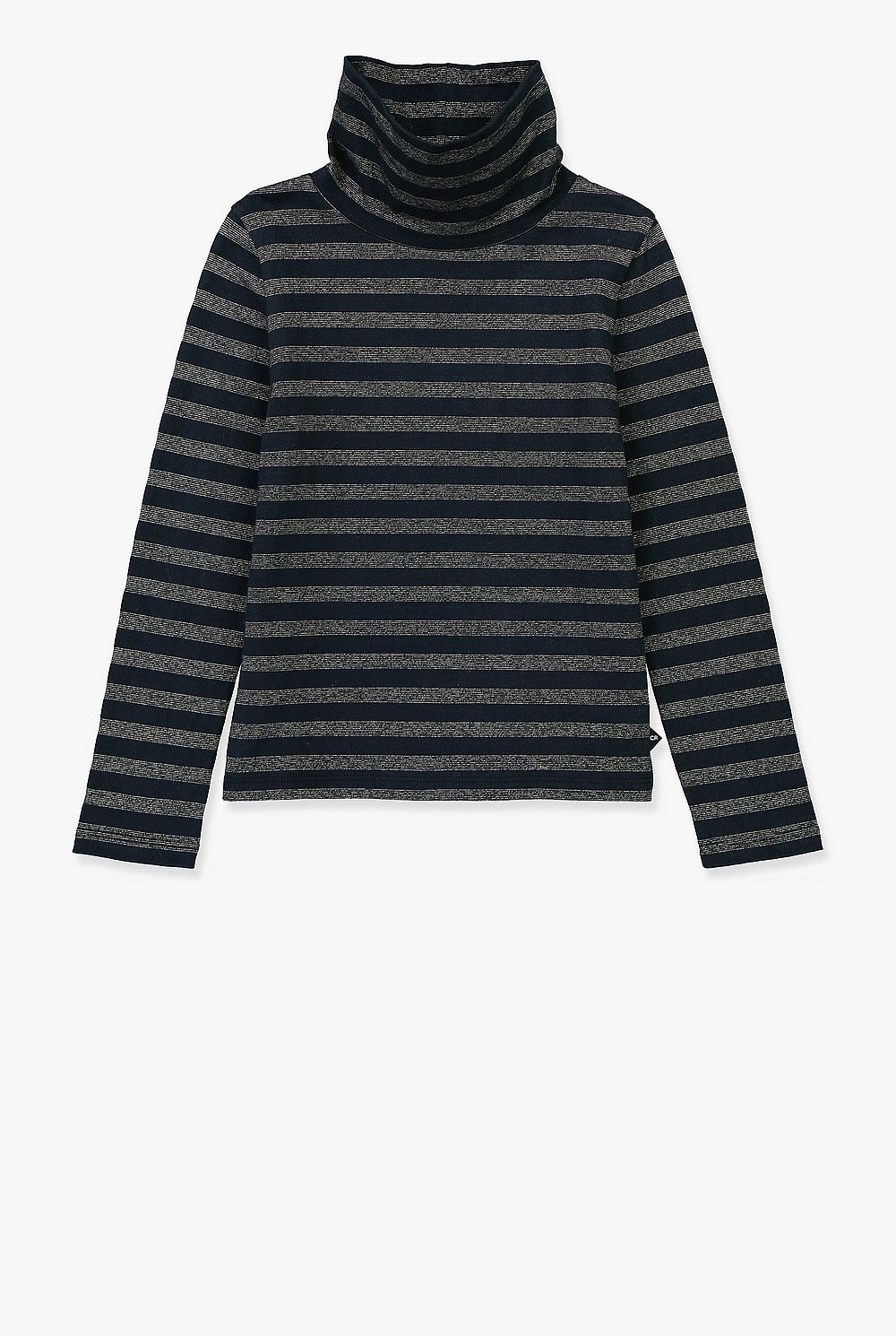 Metallic Stripe Skivvy