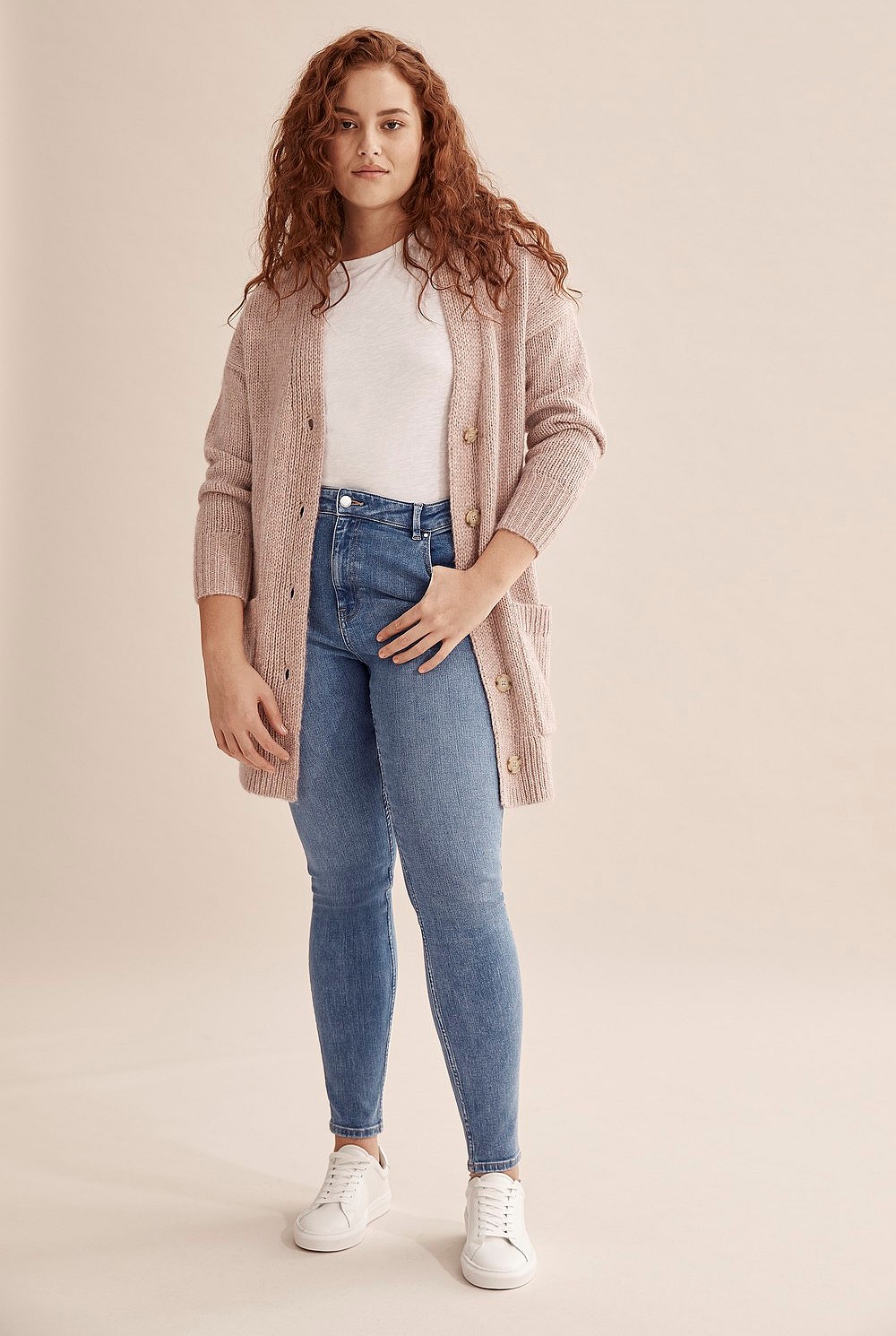 Oversized Pocket Cardigan
