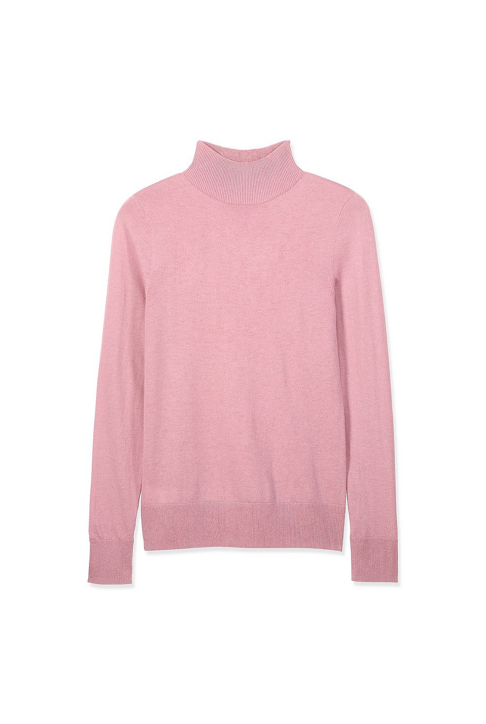 Merino Wool Silk Long Sleeve Knit