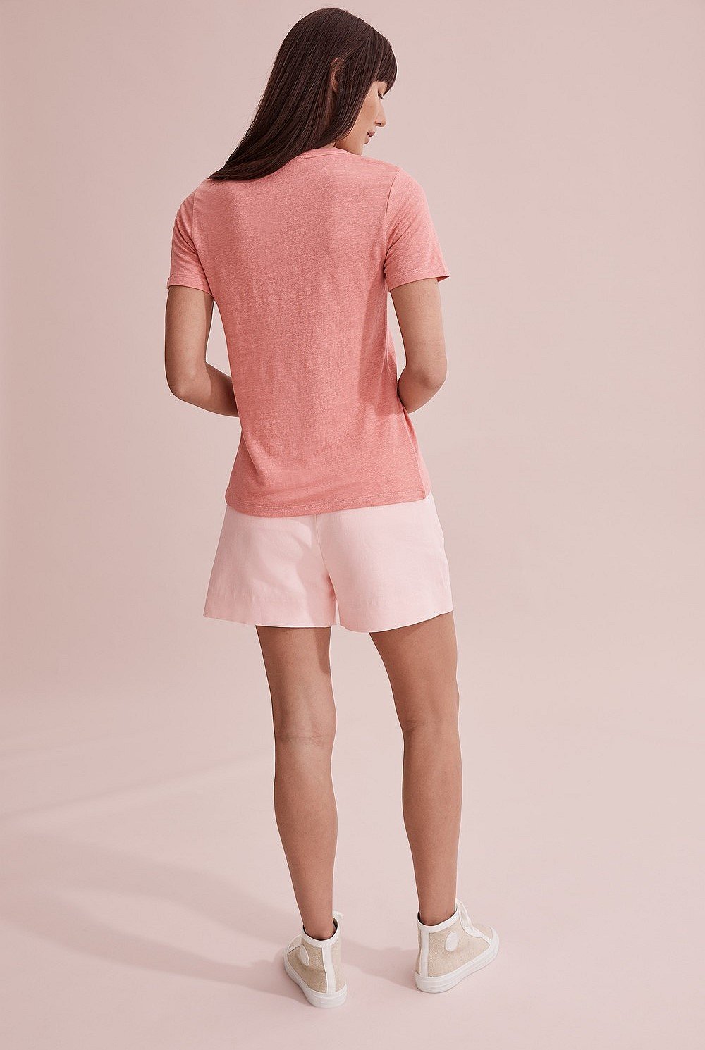 Short Sleeve Linen T-Shirt