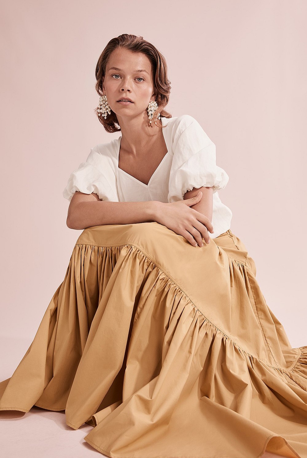 Tiered Maxi Skirt