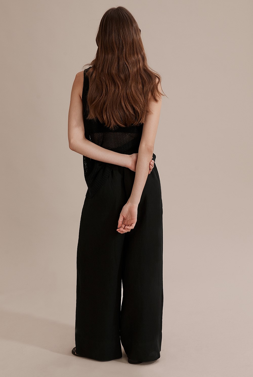 Organically Grown French Linen Palazzo Pant