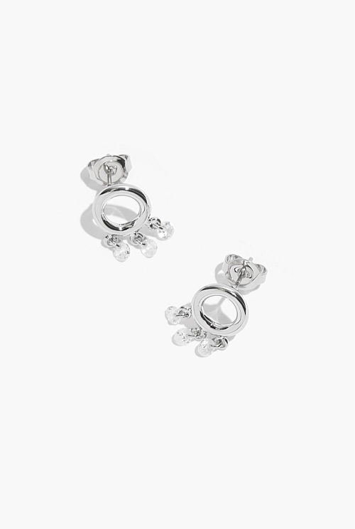 Silver Finn Stud Earring Earrings Country Road
