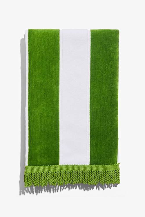 Kiwi Green Australian Cotton Beau Small Beach Towel Beach Towels