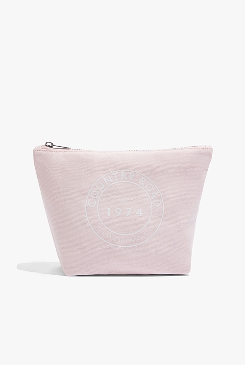 Soft Pink CR Branded Cosmetic Bag Bags Country Road
