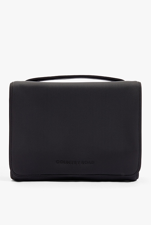 Black Neoprene RollUp Cosmetic Case Bags Country Road