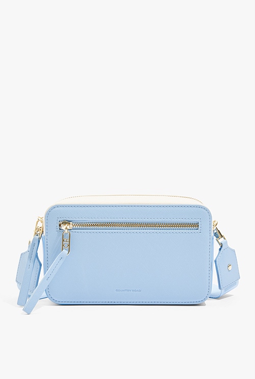 Soft Blue Branded Camera Bag Bags Country Road