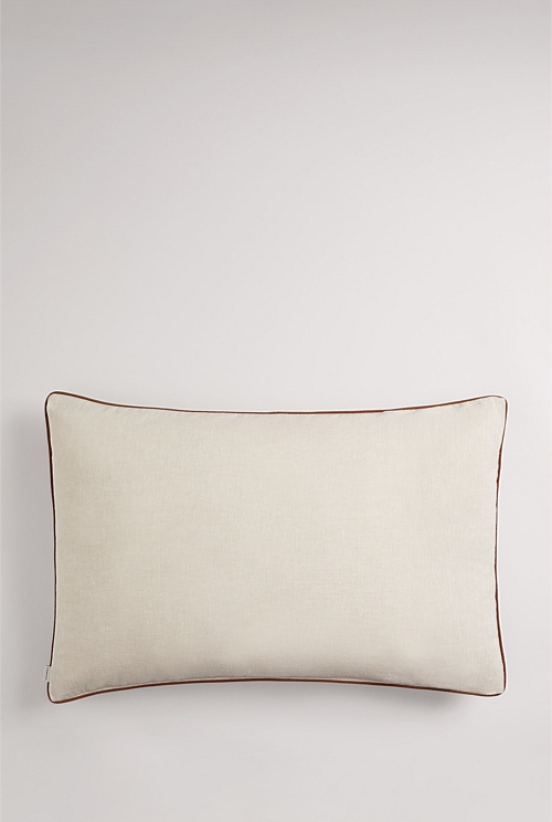 Natural Tilda Cotton Linen Standard Pillowcase Pair Natural Fibres