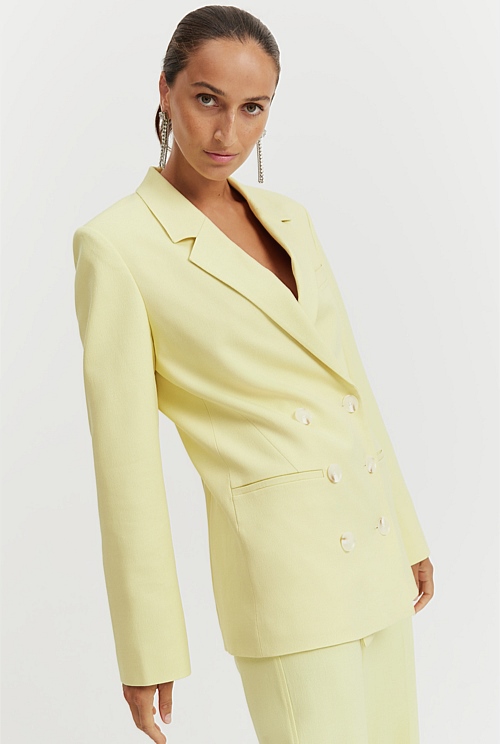 Zest Longline Doublebreasted Blazer Jackets & Coats Country Road