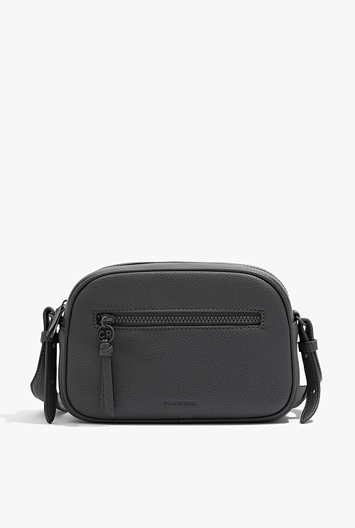 Charcoal Strap Detail Crossbody Bag Bags Country Road