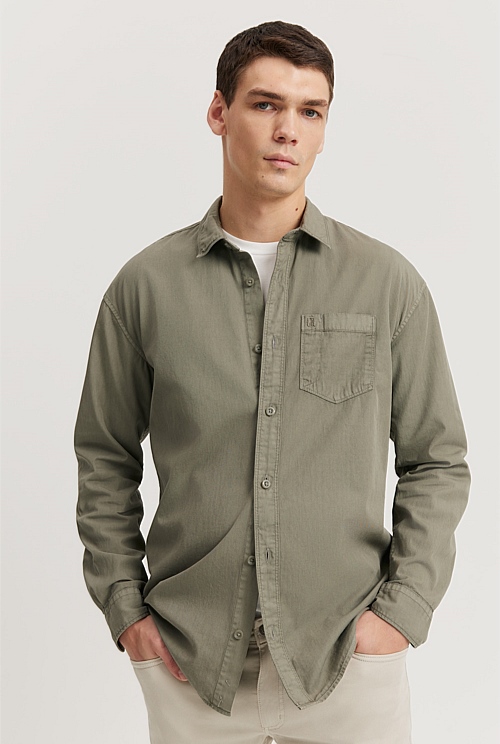 At Ease Shirt Vintage Wash
