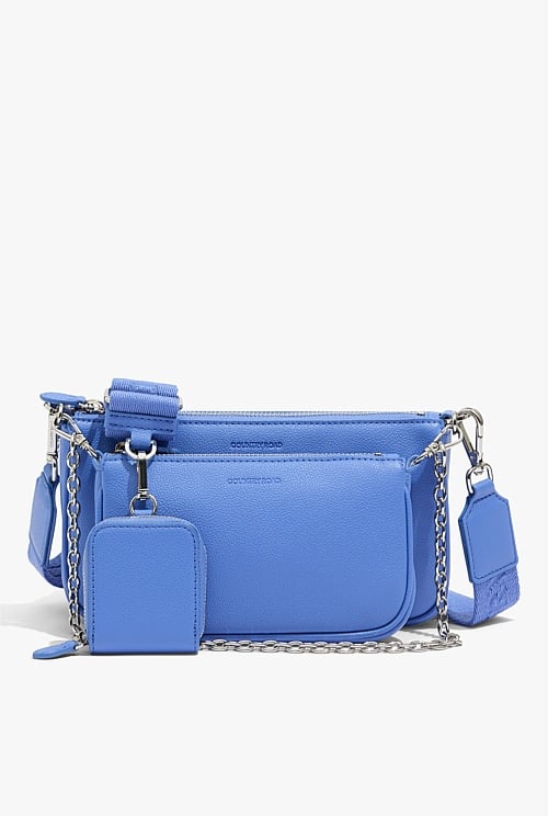 Cornflower Double Pouch Crossbody Bag Bags Country Road