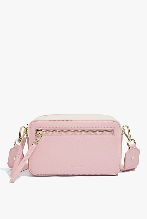 Soft Pink Branded Camera Bag Bags Country Road