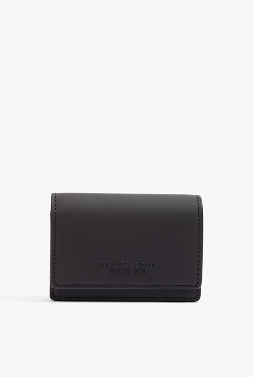 Black Coated Wallet - Bags | Country Road