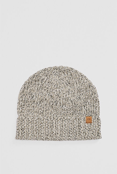 Recycled Cotton Marl Beanie