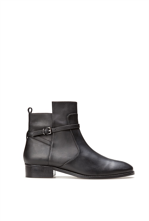 Black Ellie Ankle Boot - Boots | Country Road