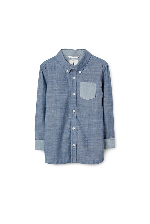 Chambray Blue Chambray Shirt Shirts Country Road