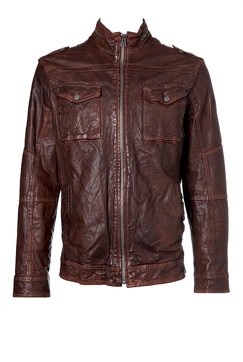 4 Pocket Leather Jacket Clothing Country Road