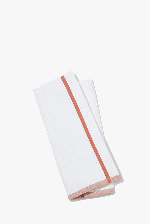 Rhubarb CR Logo Tea Towel Tea Towels Country Road