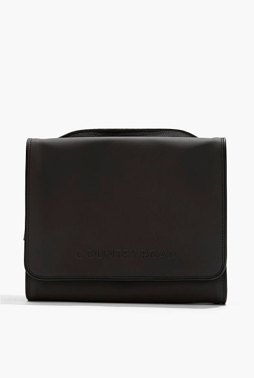 Black Frosted Roll Up Cosmetic Bag Bags Country Road