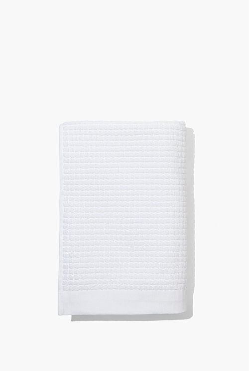 White Luma Australian Cotton Bath Towel Organically Grown or Recycled