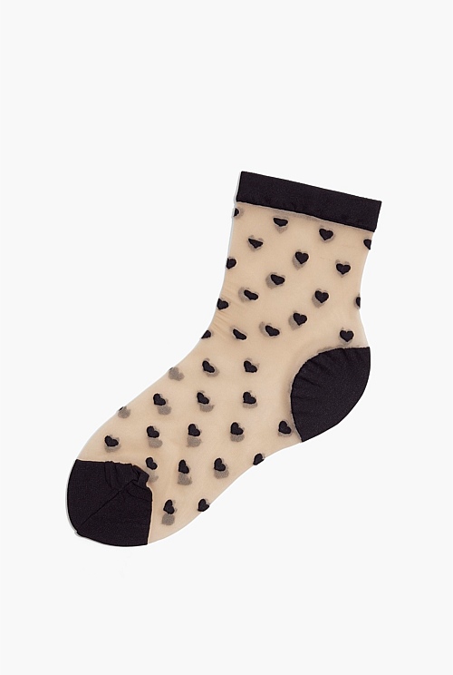 Mi-bas NEOFAN Noirs Paillettés Taille 43-46, Chaussettes Habillées Homme