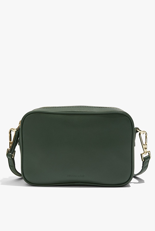 Forest Green Claire Crossbody Bag - Bags | Country Road