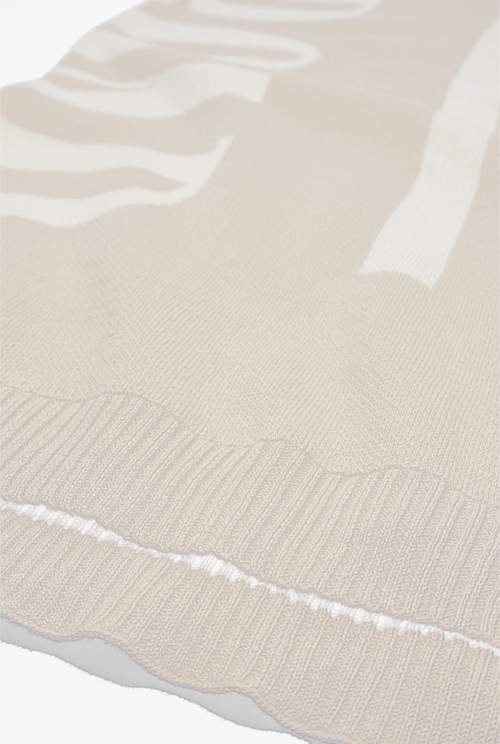 Butternut Organically Grown Cotton Heritage Knit Throw Throws