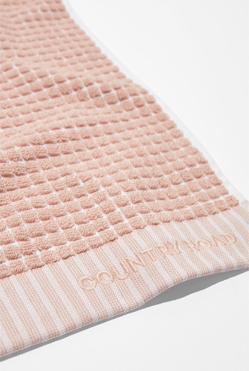 Rose Luma Australian Cotton Bath Towel Organically Grown or Recycled