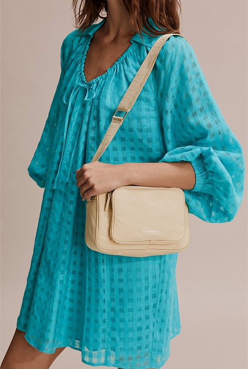 Wheat Recycled Polyester Soft Crossbody Bag Bags Country Road