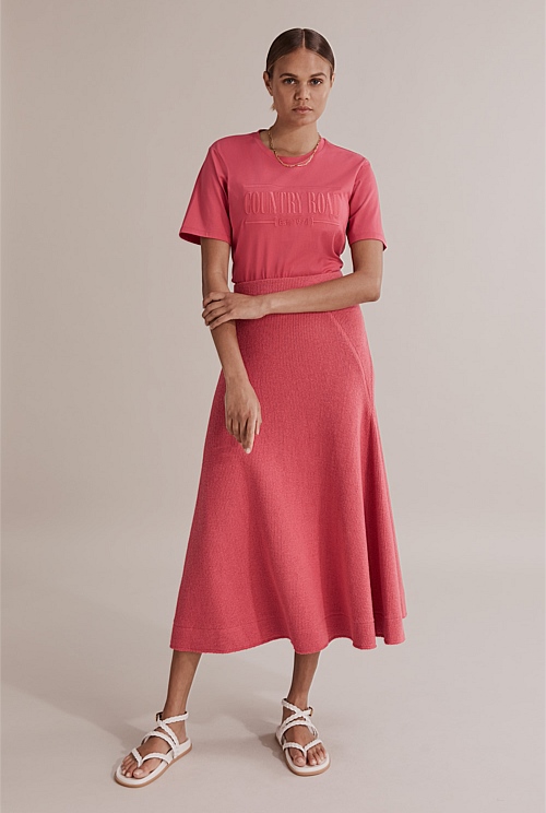 Primrose Verified Australian Cotton Heritage Embroidered TShirt