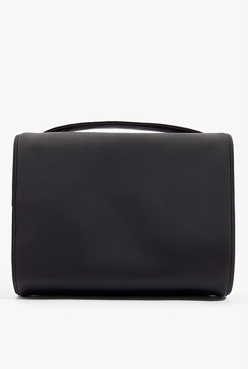 Black Neoprene RollUp Cosmetic Case Bags Country Road